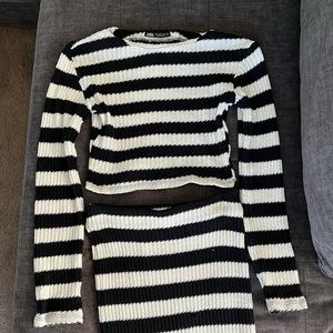 Zara Striped Knit Set